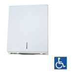 Metlam Paper Towel Dispenser - White Powder Coat