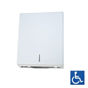 Metlam Paper Towel Dispenser - White Powder Coat