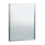 Metlam 460mm - 600mm Stainless Steel Framed Mirror