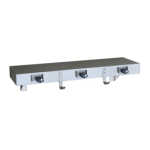 Metlam Utility Shelf With Holders, Hooks & Rail