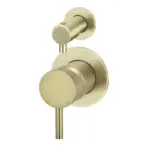 Meir Round Diverter Mixer in Tiger Bronze Gold