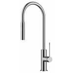 Aziz Brushed Nickel Pull Out Kitchen Mixer