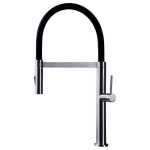 Aquato Brushed Nickel Pull Out Kitchen Mixer