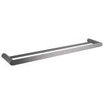 ACA Esperia Gunmetal Grey Double Towel Rail 800mm Stainless Steel 304 Wall Mounted