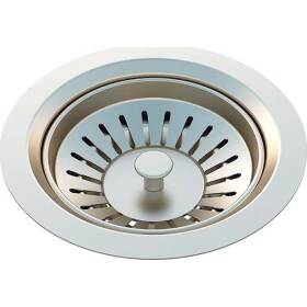 Meir-Lavello-Sink-Strainer-and-Waste-Plug-Basket-with-Stopper---Brushed-Nickel