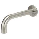 Meir Round Curved Spout 200mm Brushed Nickel