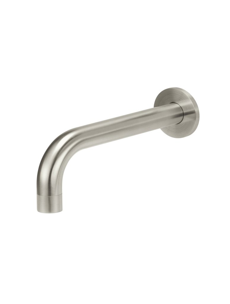 Meir Round Curved Spout 200mm Brushed Nickel