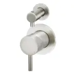 Meir Round Diverter Wall Mixer - Brushed Nickel