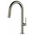 Modern National Bentley Pullout Kitchen Mixer 2 button Brushed Nickel