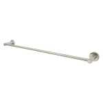 Modern National Mirage Single Towel Rail 750mm Warm Brushed Nickel