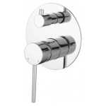 Star Mini Shower Diverter Mixer Chrome