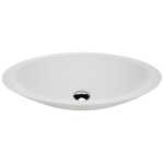 Fienza Bahama Matte White Solid Surface Cast Stone Basin