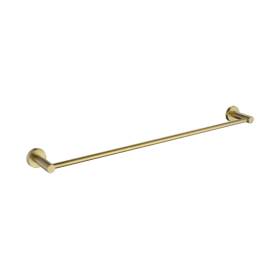 Mirage 600mm Single Towel Rail Brushed Bronze