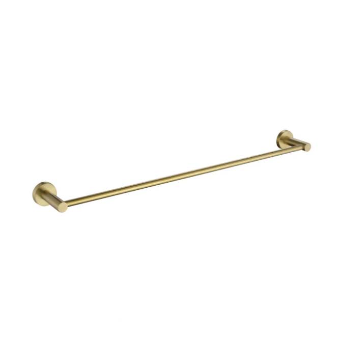 Mirage 600mm Single Towel Rail Brushed Bronze