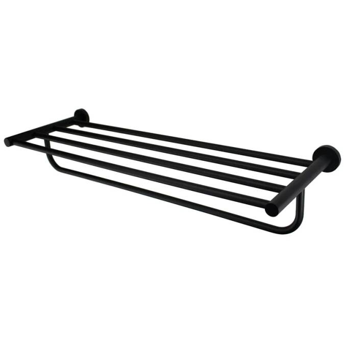 Mirage Bathroom Shelf Black