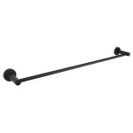 Modern National Mirage Single Towel Rail 750mm Black