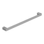 Aquato Single Towel Rail Brushed Nickel 600mm