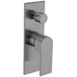 Nero Bianca Shower Mixer Diverter Gun Metal Grey