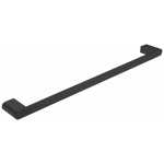 Nero Bianca Single Towel Rail 600mm Matte Black