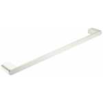 Nero Bianca Single Towel Rail 600mm Brushed Nickel