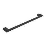 Nero Bianca Single Towel Rail 800mm Matte Black