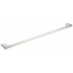 Nero Bianca Single Towel Rail 800mm Brushed Nickel