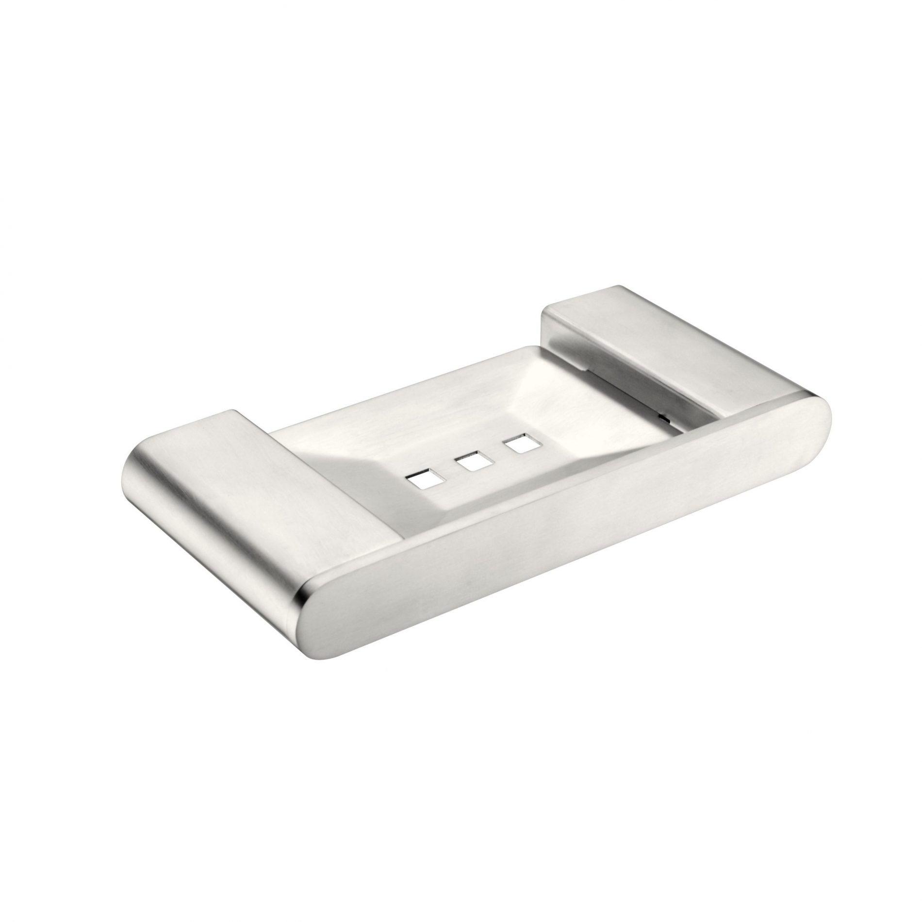 Nero Bianca Soap Dish Brushed Nickel