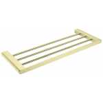 Nero Bianca Towel Rack Brushed Gold