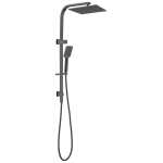 Nero Celia Bianca 2 in 1 Square Head Shower Set Gun Metal