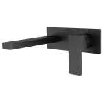 Nero Celia Wall Basin Mixer Matte Black