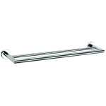 Nero DOLCE DOUBLE TOWEL RAIL 700MM Chrome