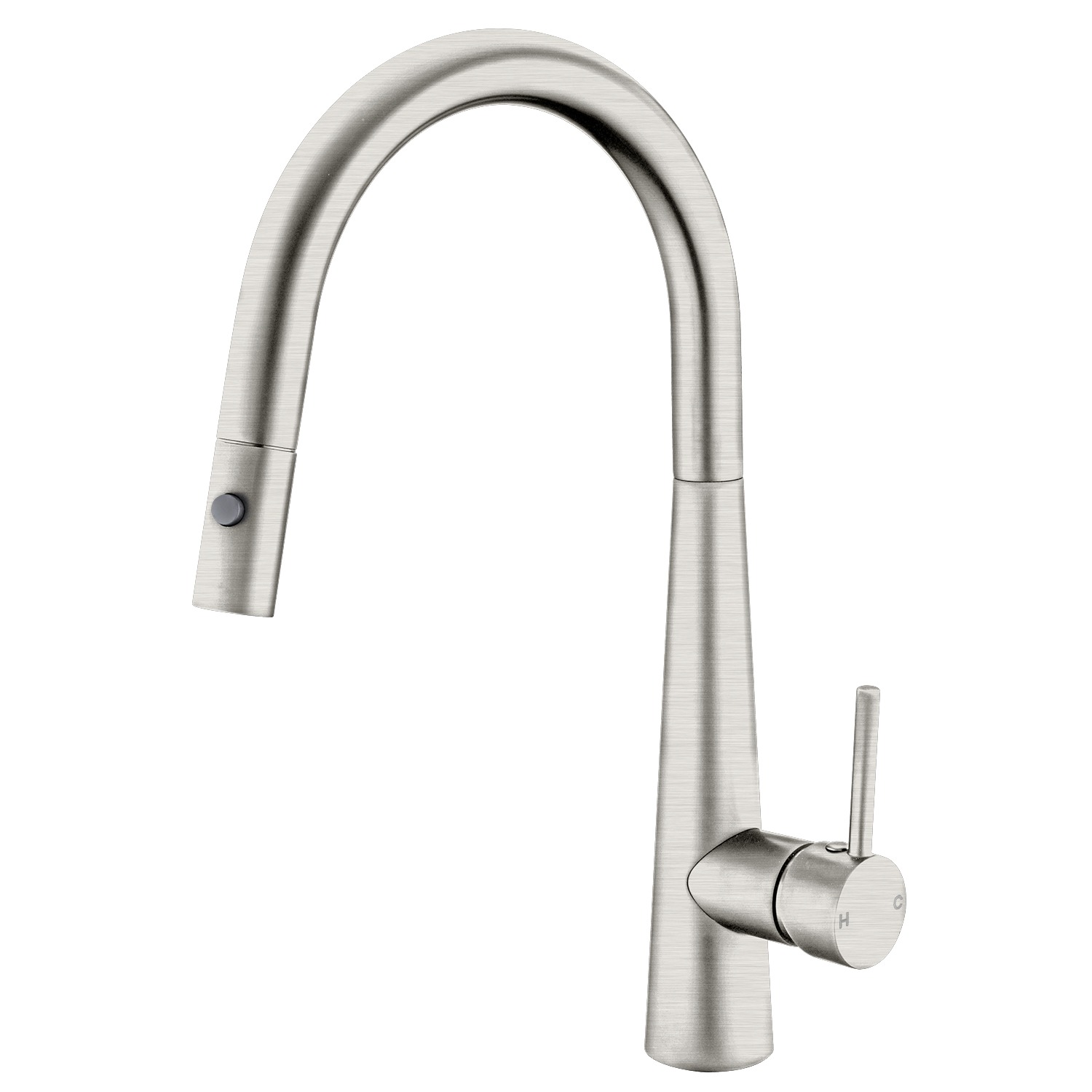 Nero Dolce Pull Out Sink Mixer with Vegie Spray Brushed Nickel