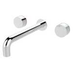 Nero Kara Wall Basin Set 217mm Spout Chrome