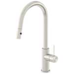 Nero Mecca Pull Out Sink Mixer w/ Vegie Spray Brushed Nickel