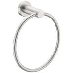 Nero Mecca Towel Ring Brushed Nickel