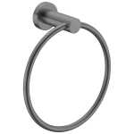 Nero Mecca Towel Ring Gun Metal Grey