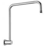 Nero Dolce Round Swivel Shower Arm Brushed Nickel