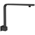 Nero Square Swivel Shower Arm 350mm Matte Black