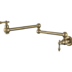 Bordeaux Cold Water Kitchen Pot Filler Brushed Bronze