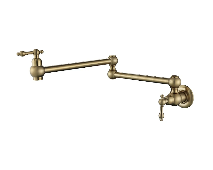 Bordeaux Cold Water Kitchen Pot Filler Brushed Bronze