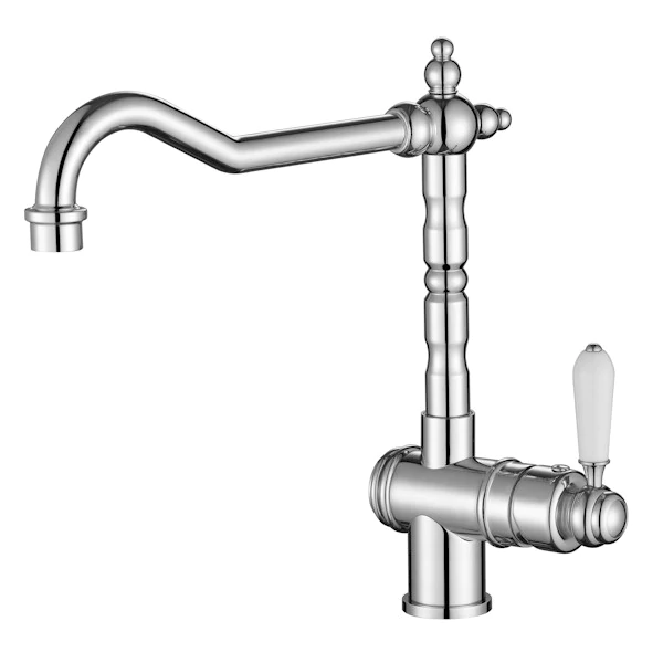 Modern National Bordeaux Kitchen Mixer - Chrome