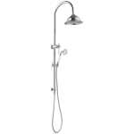 Modern National Bordeaux Twin Shower System Chrome
