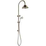 Modern National Bordeaux Twin Shower System Brushed Bronze