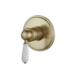 Modern National Bordeaux Shower Mixer Brushed Bronze