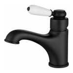 Modern National Bordeaux Basin Mixer Matte Black