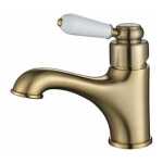 Bordeaux Basin Mixer Brushed Bronze