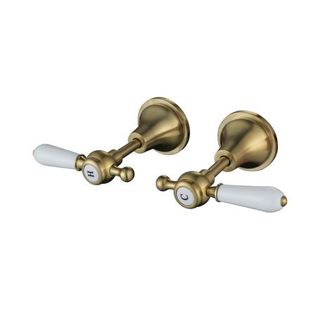 Modern National Bordeaux Wall Top Assemblies Brushed Bronze