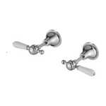 Modern National Bordeaux Wall Top Assemblies Chrome