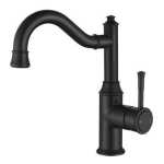 Modern National Montpellier High Rise Basin Mixer Matte Black