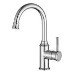 Montpellier High Rise Goose Neck Basin Mixer Chrome